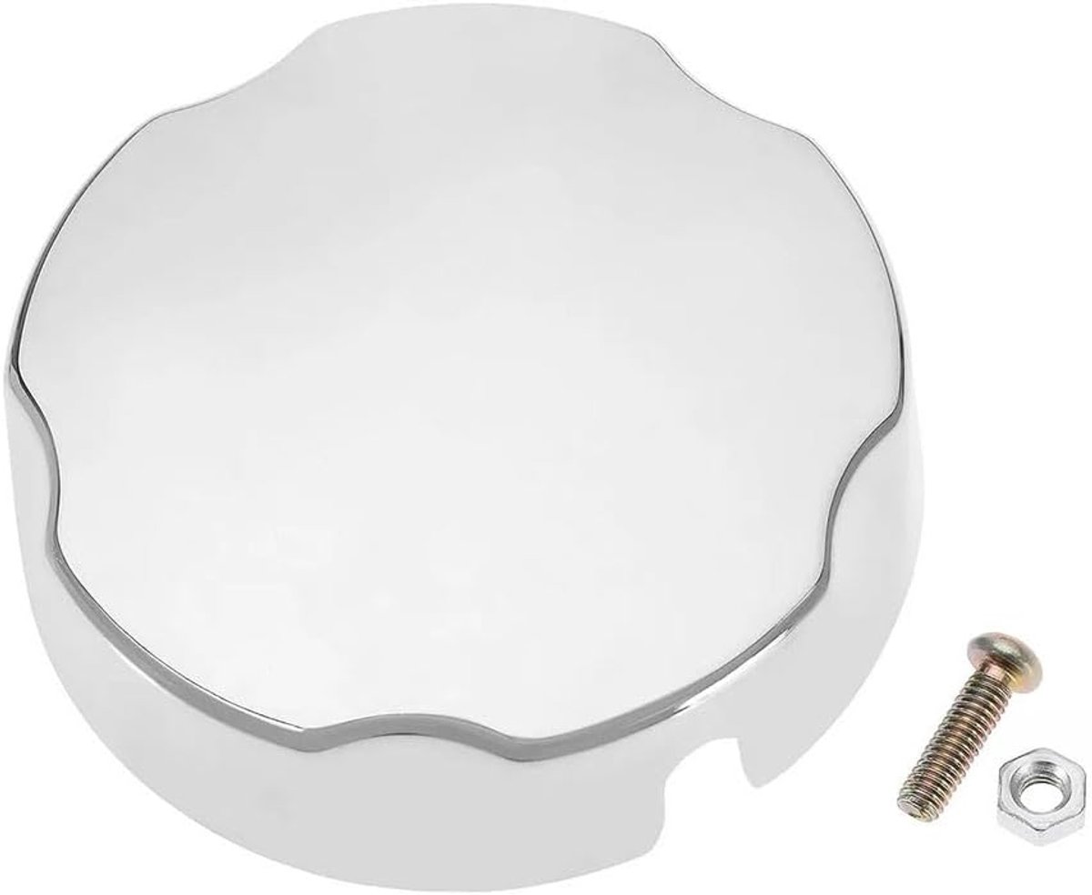 Bad Controle Knop 75mm Diameter Afvoer Stoppers Bad Roterende Knop Overloop Cover Badkamer Accessoires, Plastic Chrome