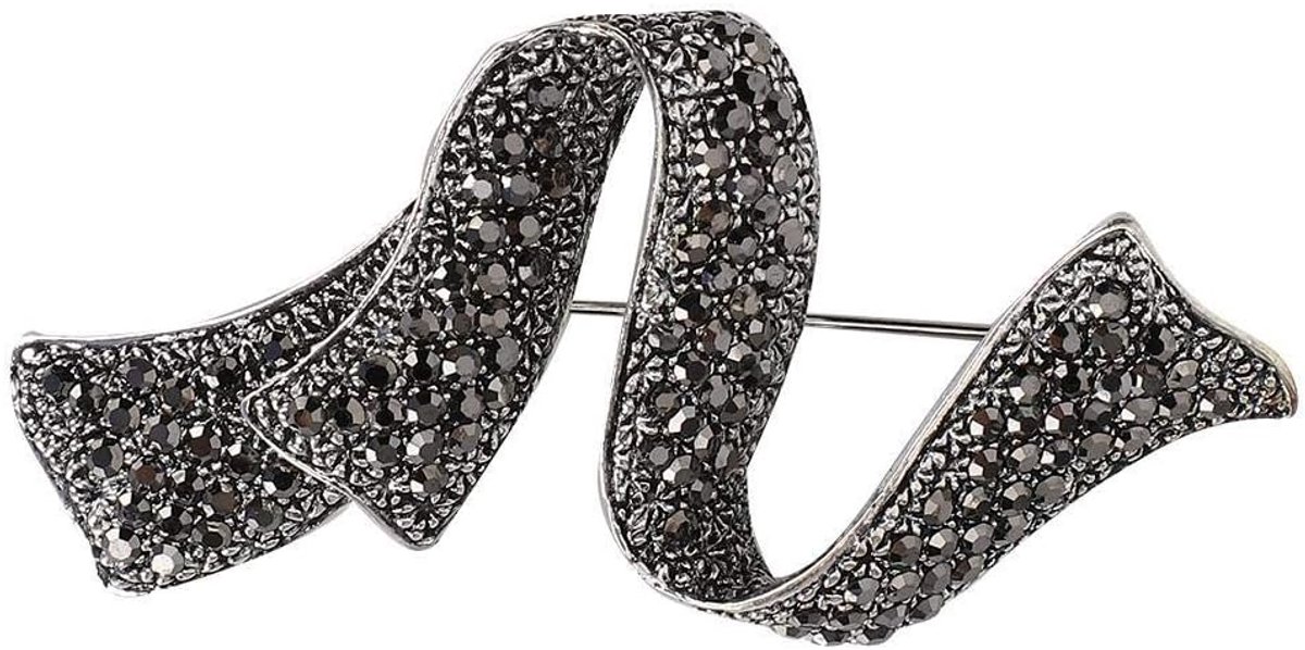 legering broche legering revers pin sjaal kleding zwarte bloem broches vrouwen vintage antiek zilver decoratie accessoire(2040)
