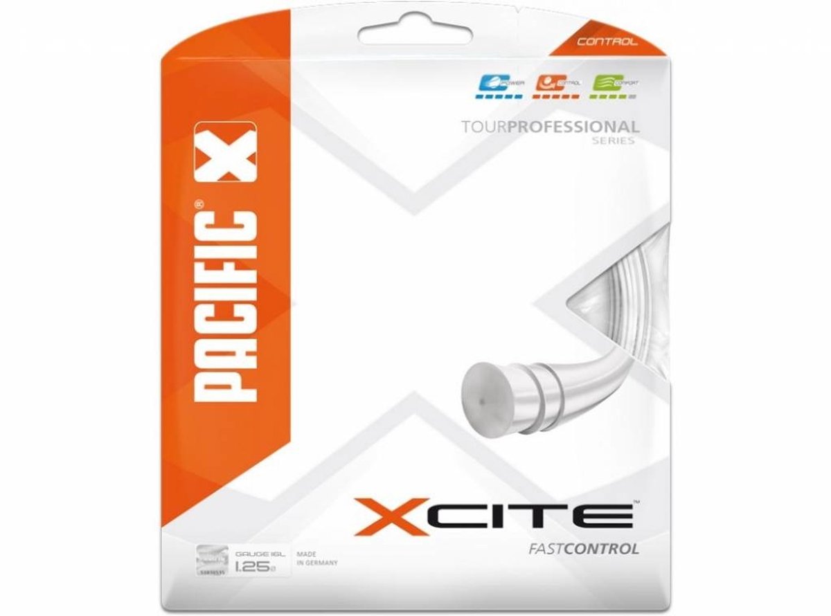 Pacific X Cite Set White 1.30 - Polyester Snaar - Wit - 12,2m