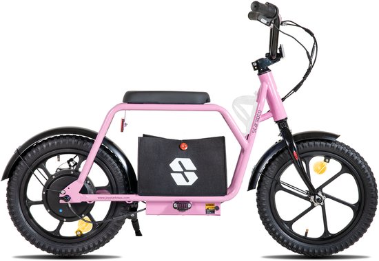 JOYSTAR Starmoto Elektrische Step met Zadel - voor Kinderen & Tieners (6-12 Jaar) - 250W Motor - Max. 25 km/u - 16 Inch Wielen - Roze van JOYSTAR — afbeelding 2