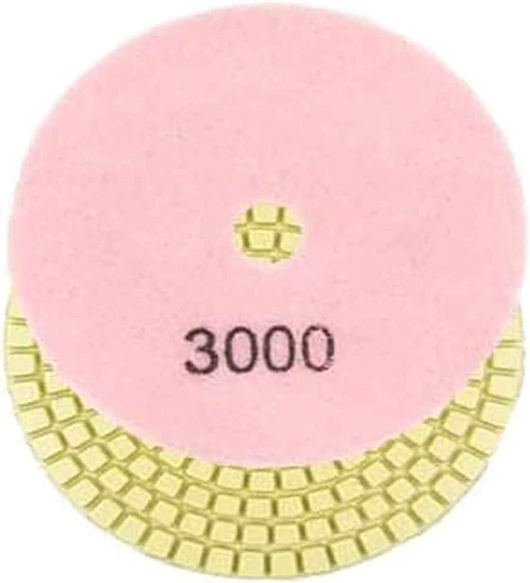 Diamant Polijstpad - Schuurpad - Vlakken Polijsten - Kleurgecodeerde Korrel - 4 Inch - Niet Van Toepassing