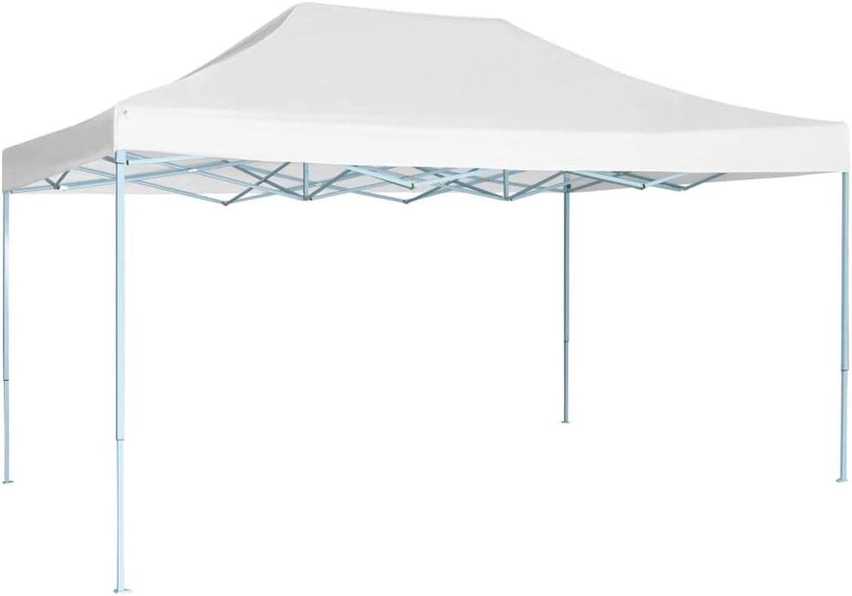 Opvouwbare Partytent - Pop-up Tent - Outdoor Feesten - Waterdicht UV-bestendig - 3 x 45 m - Wit