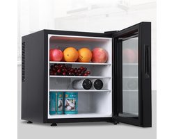 Mini vriezer - Tafelmodel vrieskast - Dranken bewaren - Stille werking 28 dB - 40L inhoud - Zwart