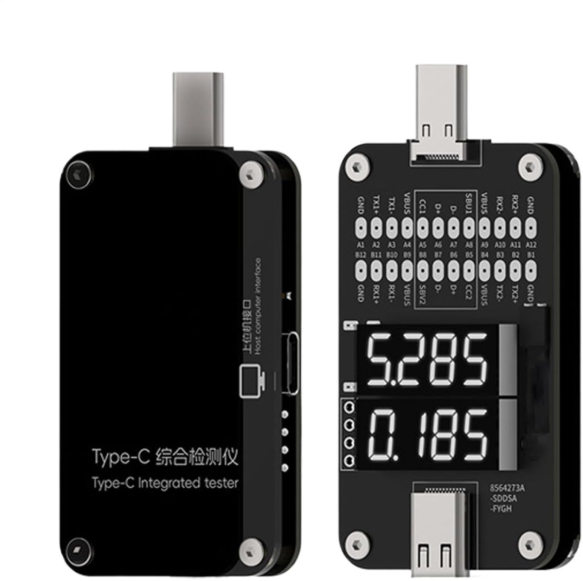 Voedingstester Type C - Stroomtester - Defecten Lokaliseren - Real-time Weergave - Compact Formaat - Uniek