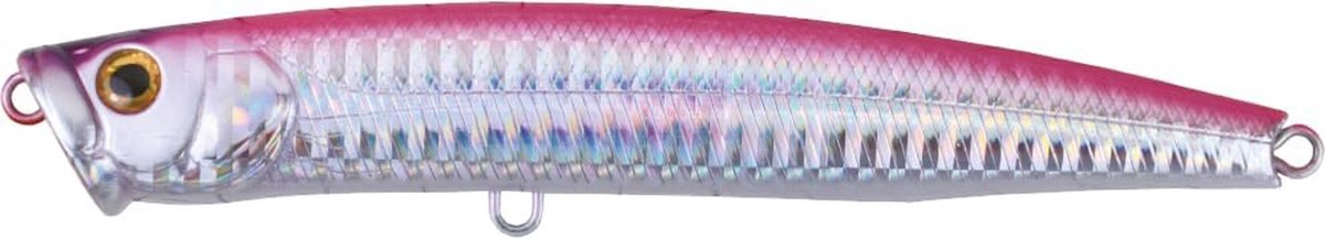 Drijvend Kunstaas - Vis Lokaas - Zeevissen - Stil Ontwerp - 13 cm - Roze Rug