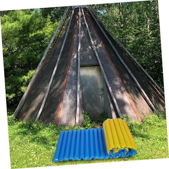 Kampeer Slaapmat - Luchtbed Outdoor - Comfortabel Slapen - Antilek Technologie - 200 x 60 cm - Multicolor — afbeelding 5