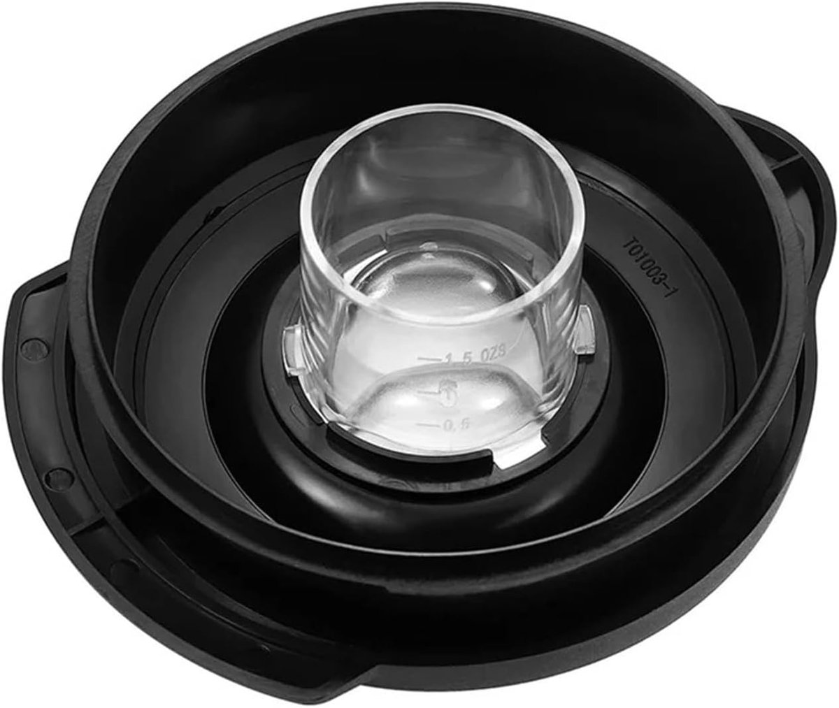 Blender Deksel Reserveonderdeel Kan Schoon Maken Spatbestendig Ontwerp 50 Gram Zwart