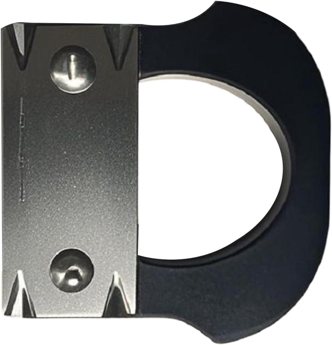 Randafwerking Trimmer - Ontbramingsschraper Hout - Meubelafwerking Maken - Duurzaam RVS Snijkop - 7.8x6.8 cm - Grijs