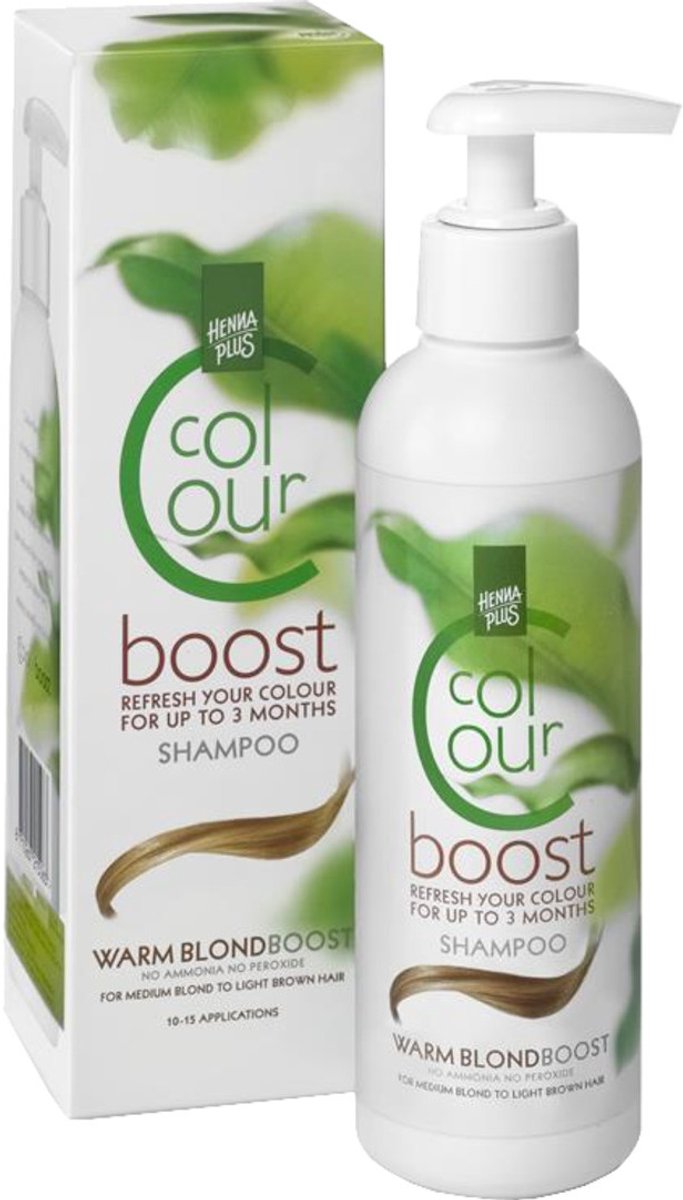 Hennaplus Colour Boost Warm Blond 200ML