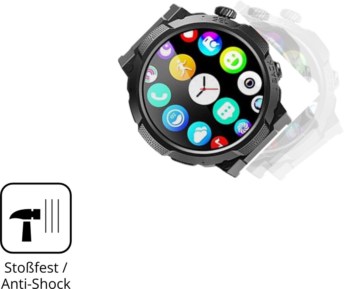 dipos – 2x Pantserfolie geschikt voor Soudorv S50 | 9H Screenprotector