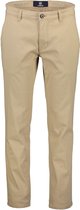 LERROS Chino met stretch, comfortabele pasvorm , Maat: W36_L32 , Kleur: BROWN SUGAR , 98% katoen, 2% elastaan