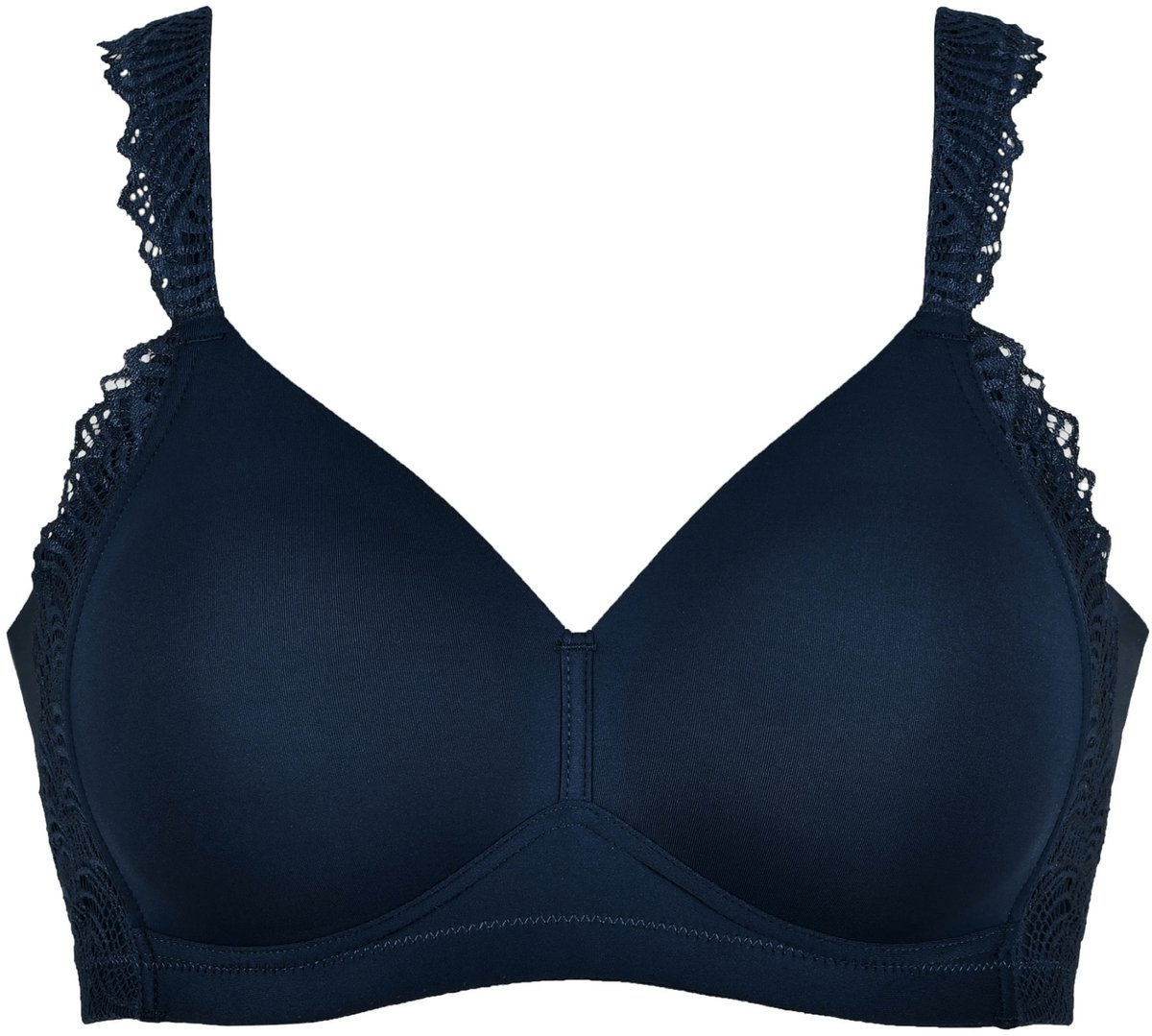 Naturana - Side smoother bh met kant - 5675 - Dark Blue - 85C