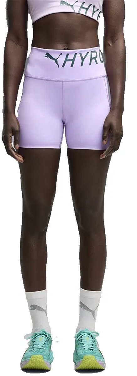 Puma X Hyrox Pwrmode 4´´ Korte Leggings Vrouw Light Lavander