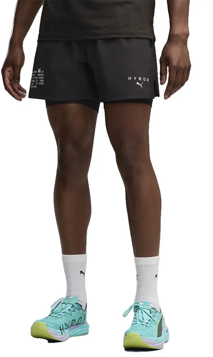 Puma X Hyrox 2in1 Pwrmode Korte Sportbroek Man Zwart