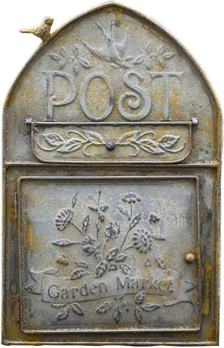 Afsluitbare Postbus - Brievenbus Buiten - Post Veilig Opslaan - Eenvoudige Installatie - 40 x 25.5 cm - Zwart