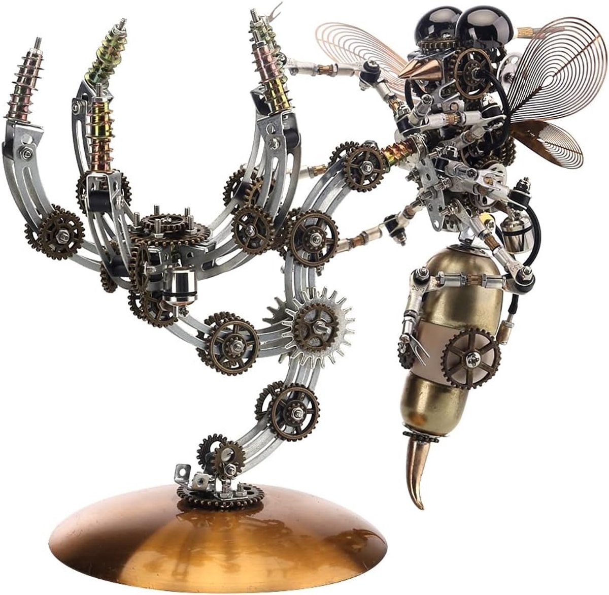 3D Metalen Puzzel - Bouwpakket Volwassenen - Decoratie Bouwen - Flexibele Klauwen - 11 x 21 x 23 cm
