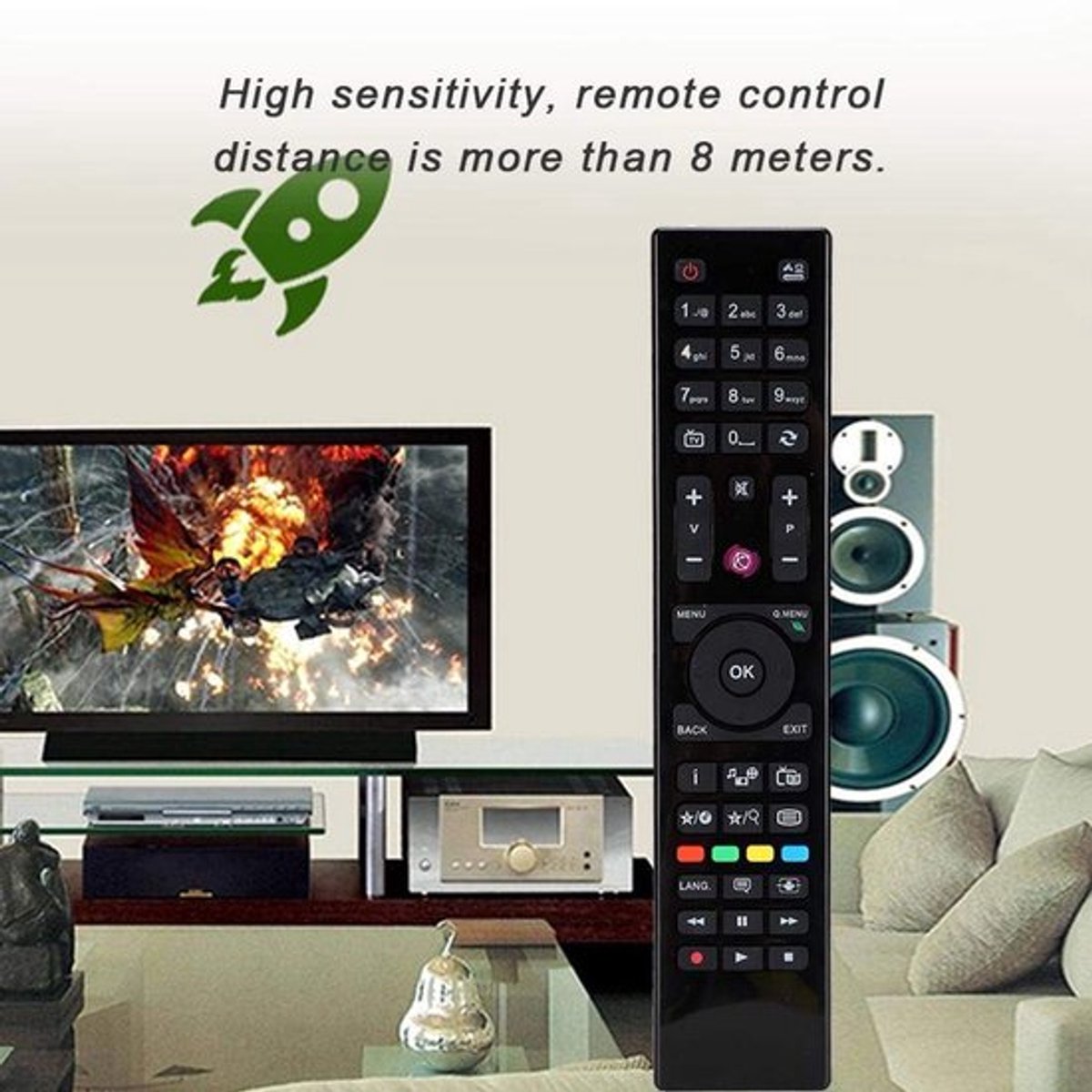 Shopcentral - TV Remote Control - Smart TV afstandsbediening - Ergonomisch ontwerp