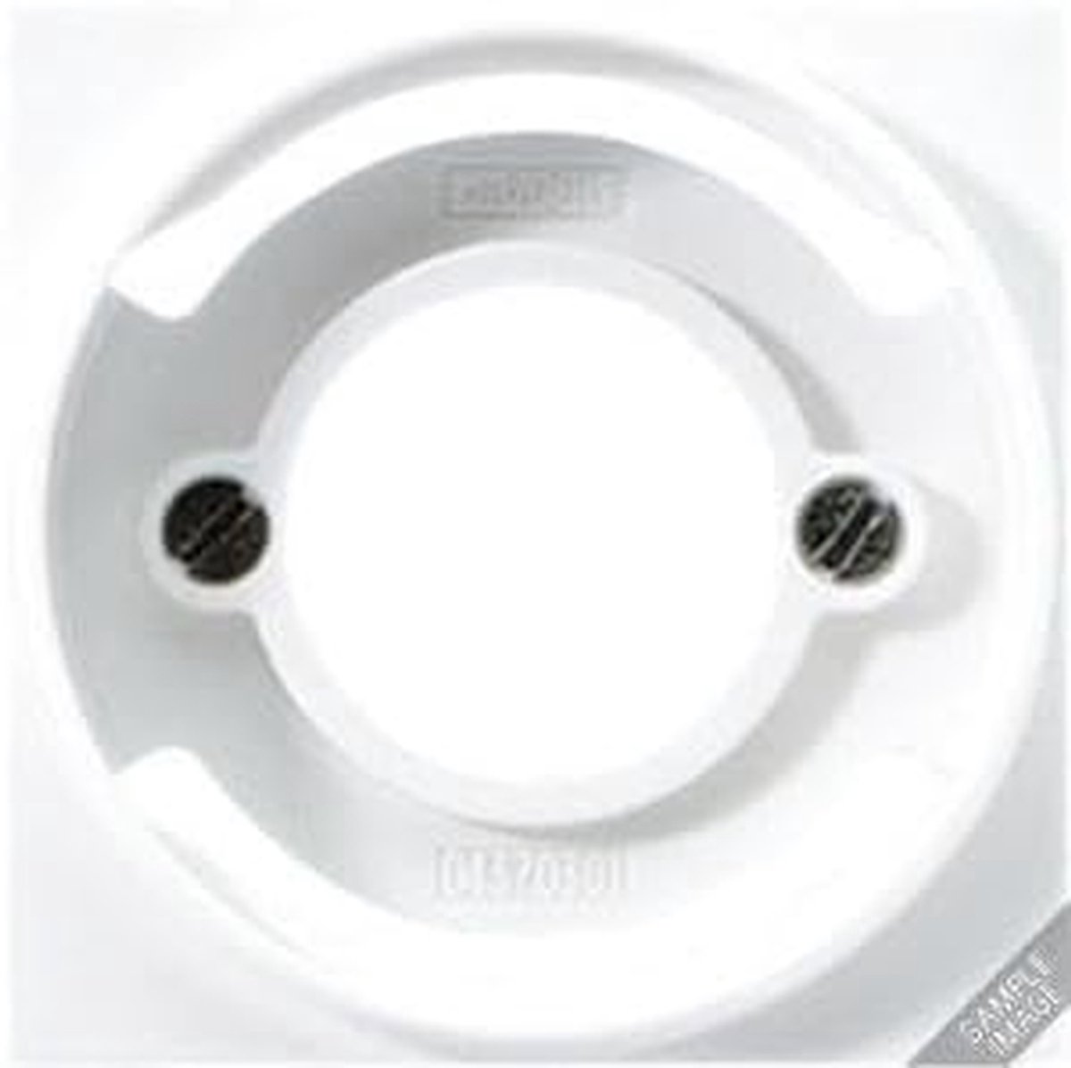 Centrale Plaat - Afdekking Signaalmechanisme - Schakelaar Afdekken - Bruchsicher Thermoplast - Standaard Maat - Ivoorwit
