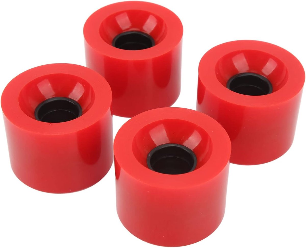 Skateboard Wielen Set Cruiser PU Wielen Stille Rit Brede Compatibiliteit 60 x 45 mm