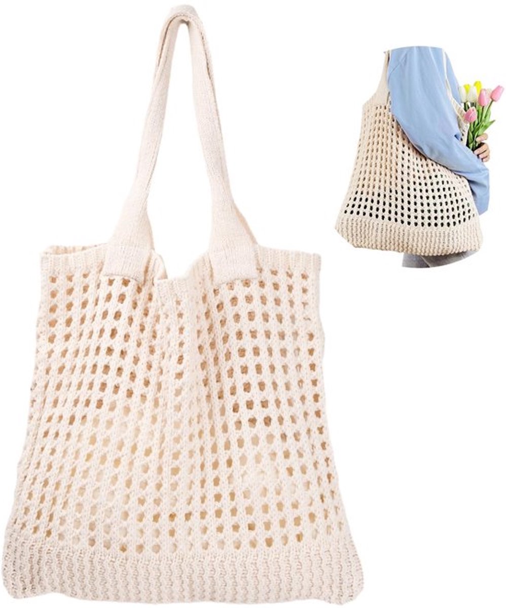 MTTProducts - Crochet Beach Bags - Woven Travel Bag - Lichtgewicht Stijlvol