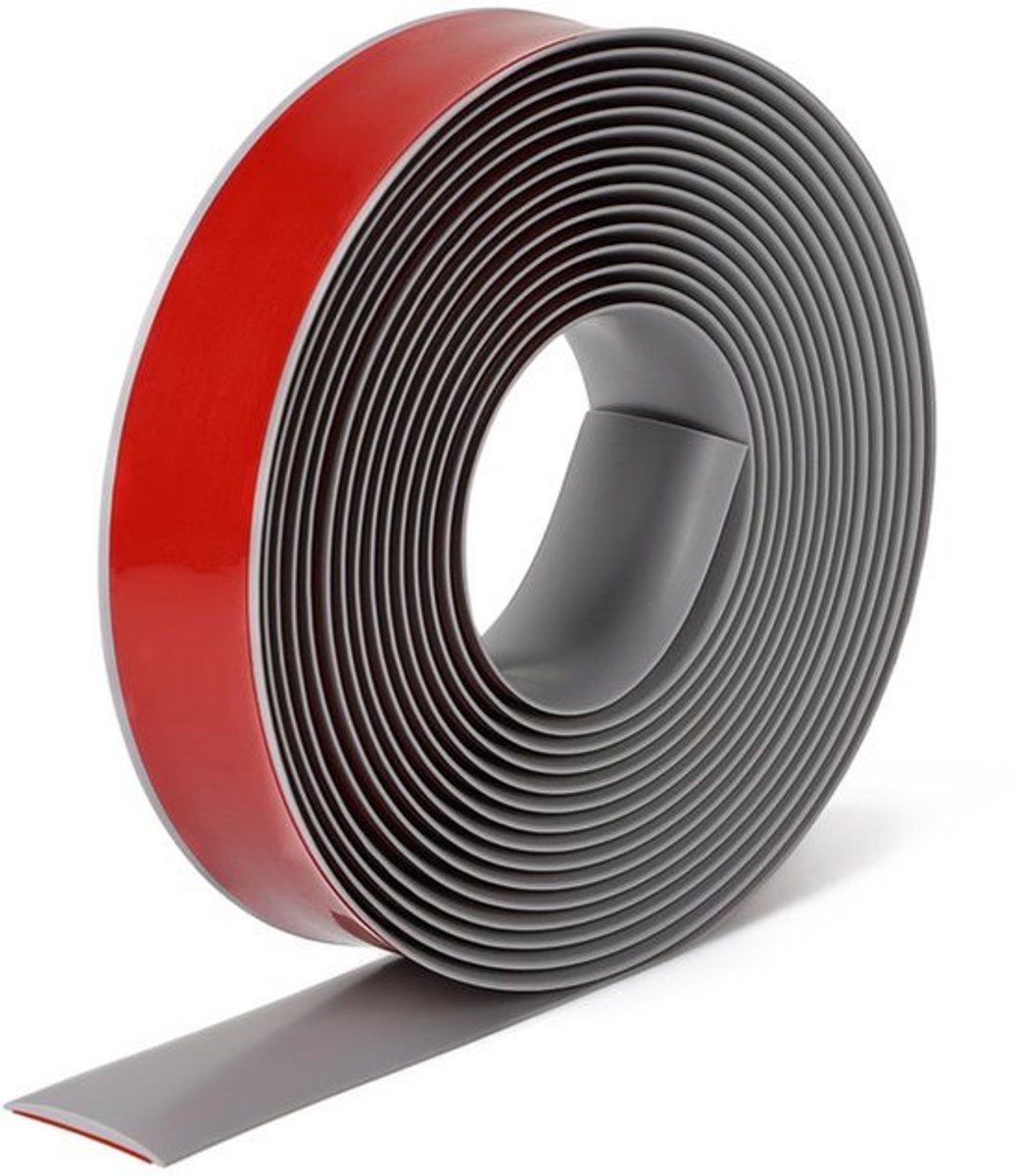 IMstore - overgangsprofiel - zelfklevend - 6 m - grijs - Pvc voor