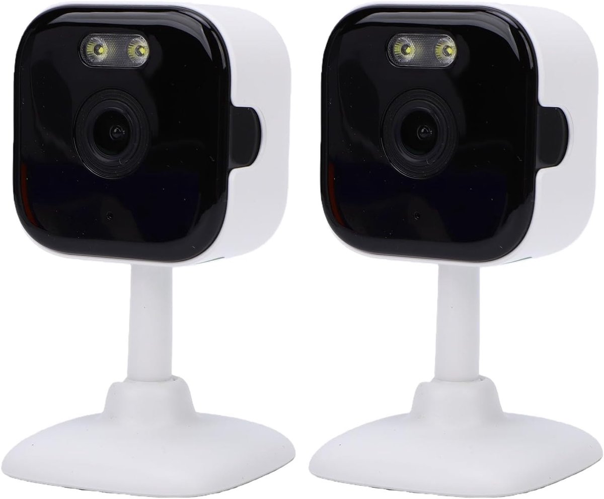 Beveiligingscamera Set - Indoor Camera - Huisdier Monitoring - Dual Band WiFi - 2 Pack - Wit