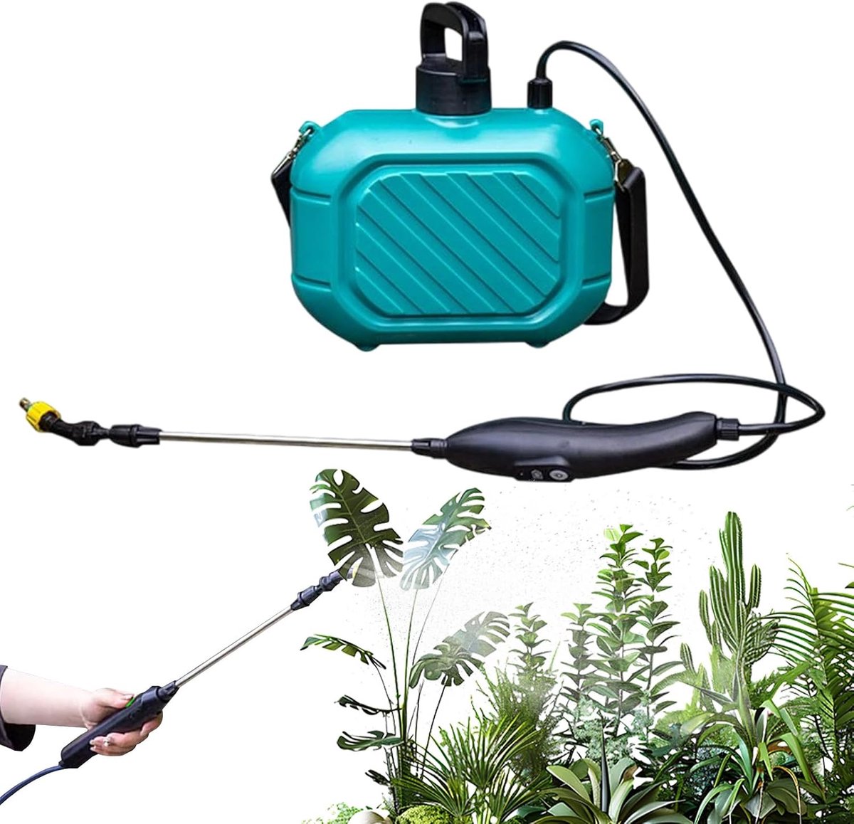 Elektrische Tuinsproeier - Accu Tuinspuit - Planten Verzorgen - 3 uur Snel Laden - 5 Liter - Blauw
