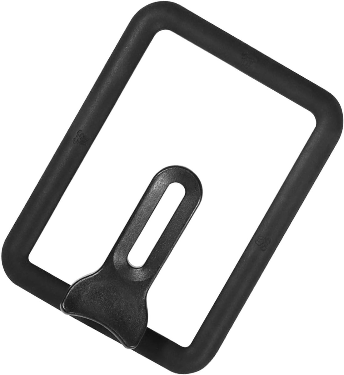 Glazen Pannendeksel Rechthoekig Deksel Sneller Koken Staande Handgreep 13 x 18 cm Zwart