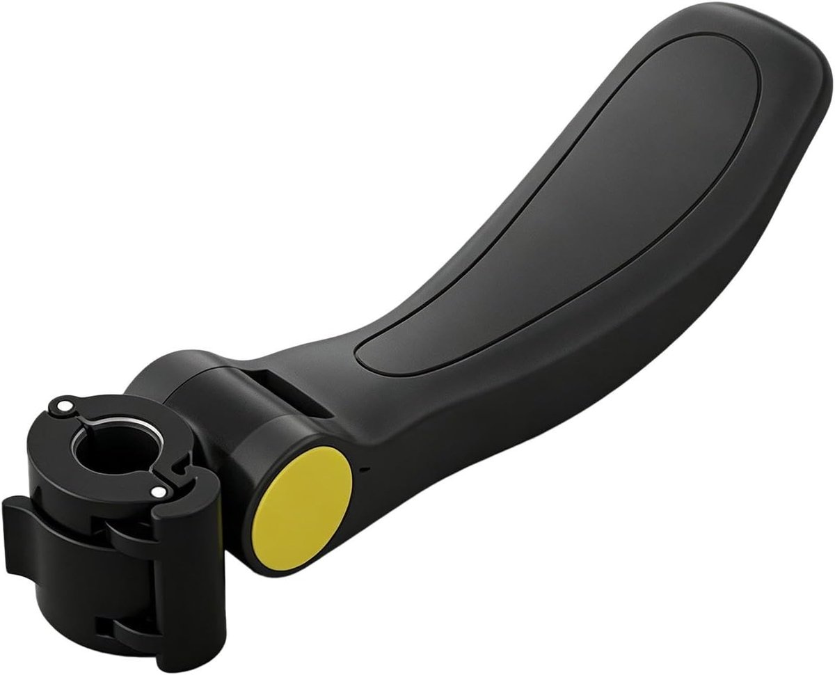 Kinderstep Zitje - Scooterstoel Kinderen - Comfortabel Rijden - Opvouwbaar Verstelbaar - 40x10 cm - Zwart