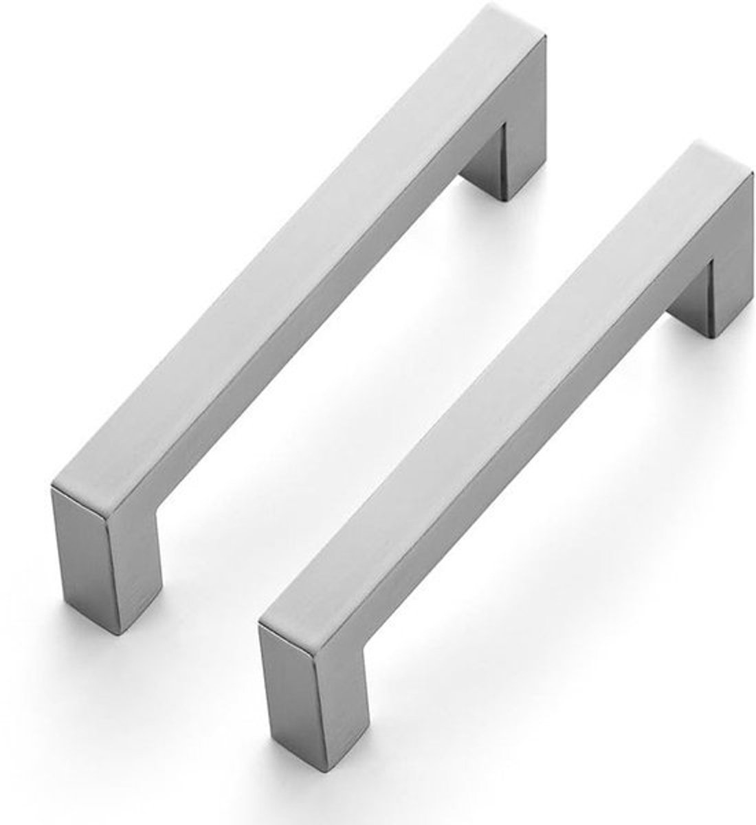 Zeynomax - Kastgrepen - Zilveren deurgrepen - Roestvrij staal - Ronde knoppen