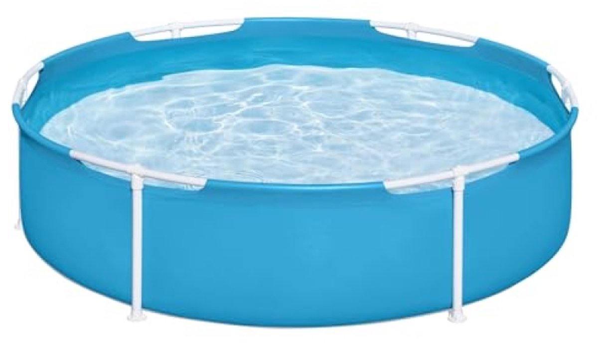 My First Frame Pool - Rond opzetzwembad 1,52 m voor kinderen - Frame bad met roestbestendig stalen frame - Inhoud 773 liter