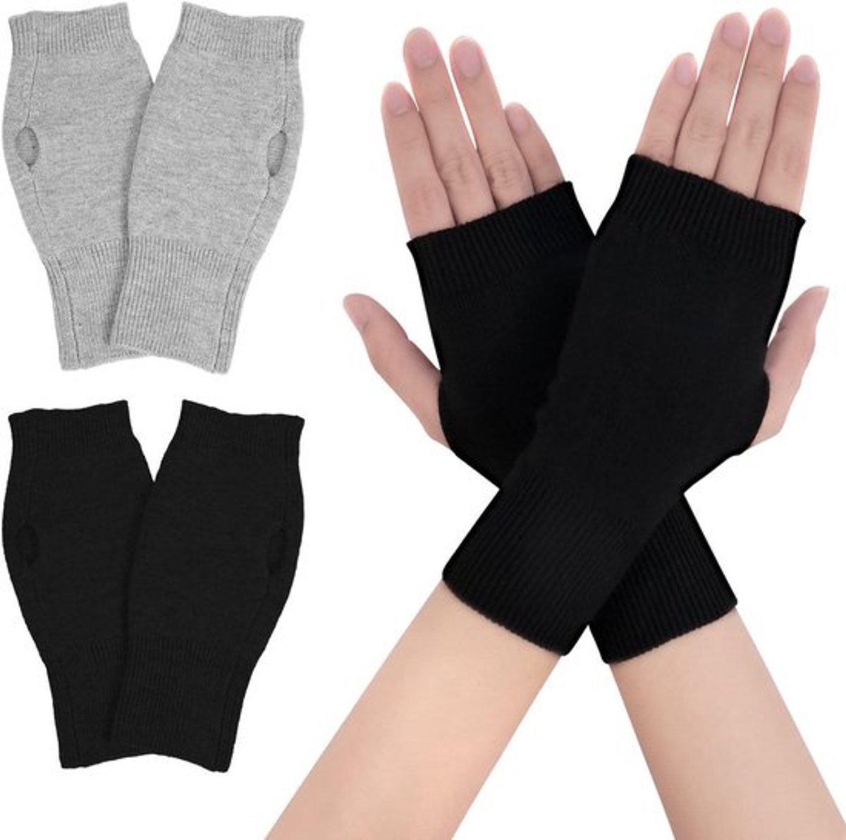 Handschoenen vingerloos winter Unisex Allecto Plus