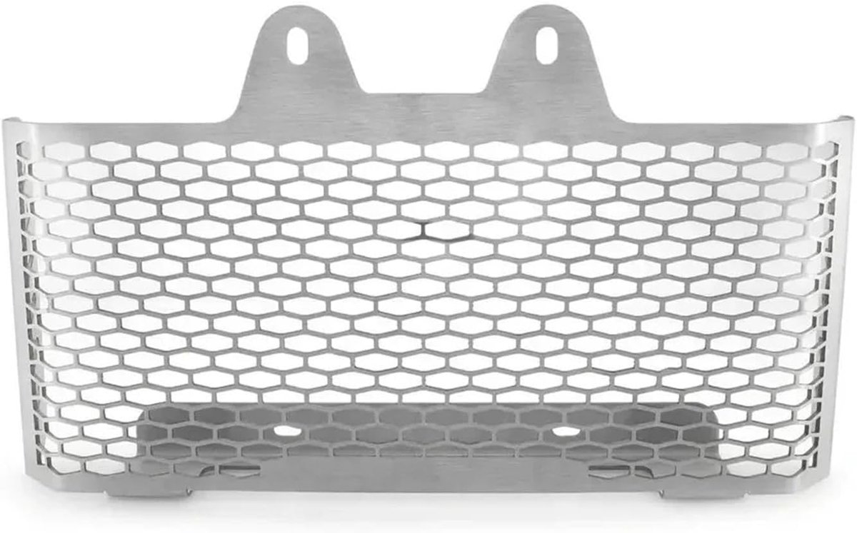 Motorfiets Radiator Beschermer - Grille Cover - Bescherming Motoronderdelen - Zeshoekige Gaten - 12 kg - Zilver