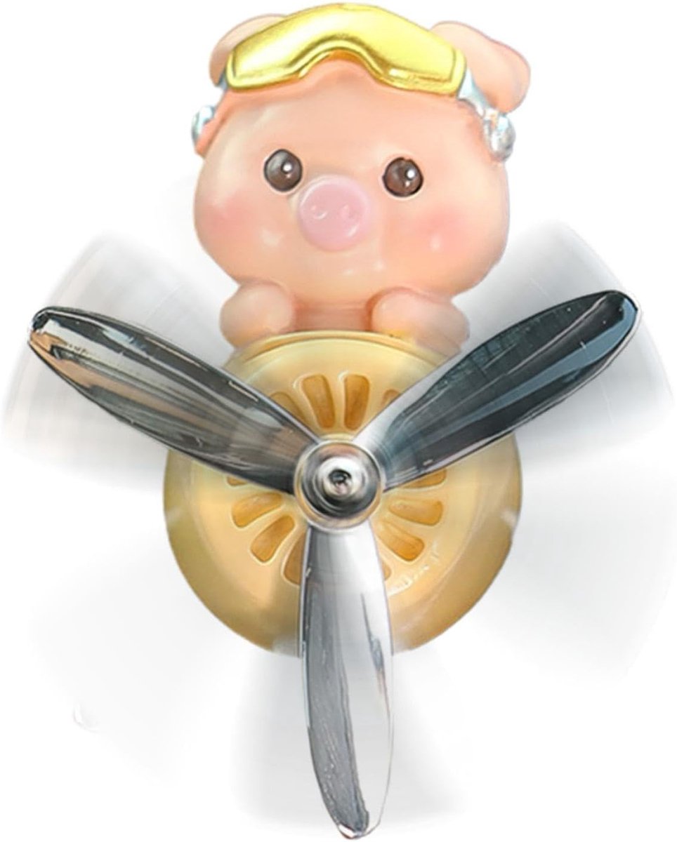 Auto Luchtverfrisser - Ventilatie Clips - Auto Interieur - Vliegtuig Ontwerp - 5x6x8cm - Grijs