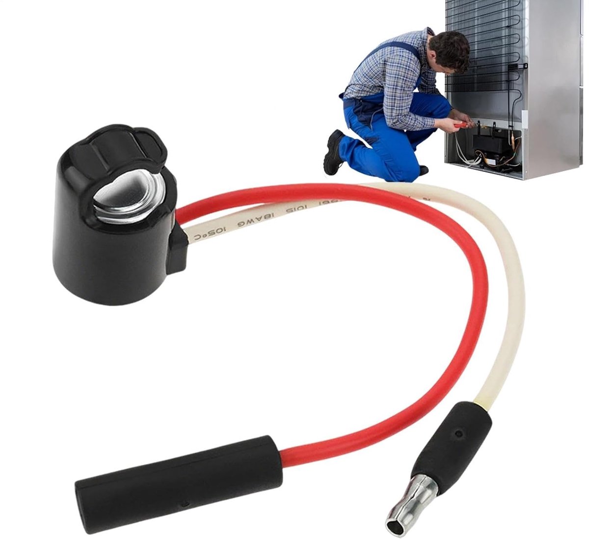 Ontdooi Thermostaat - Vervangingsonderdelen Koelkast - Apparaat Reparatie - Energiezuinig Ontwerp - 13 cm - Niet gespecificeerd