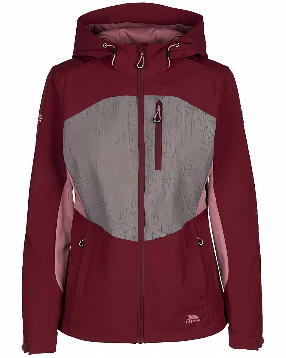 Trespass dames softshelljas Eckwood Softshell Jacket Tp-75 L Dark Cherry