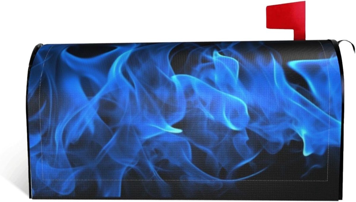 Brievenbus Cover - Brievenbus Decoratie - Brievenbus Versieren - Magnetische Bevestiging - 21x18 inch - Zwart