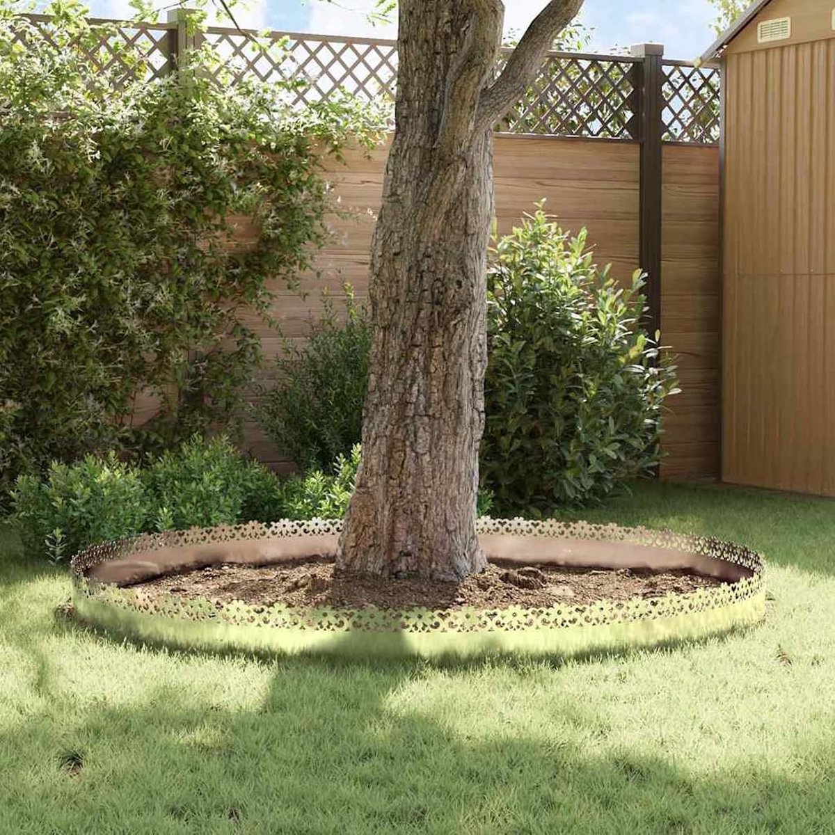 Graskanten 20 stuks - Gazonrand metaal - Tuin afbakenen - Roestvrij staal - 103 cm lengte - Zilver