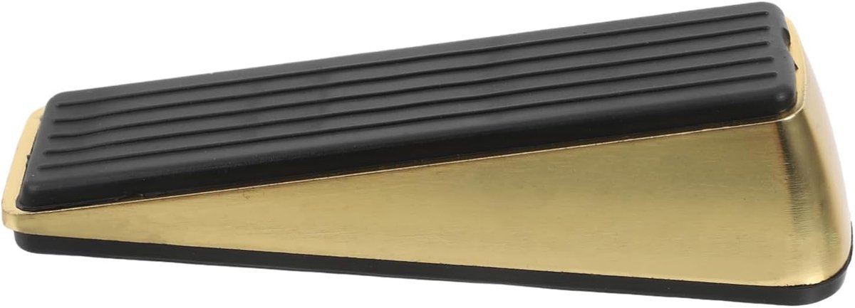Deurstopper Deurkruk - Vloer Stopper - Deuren Open Houden - Verbeterde Wrijving - 12 cm - Goudkleurig