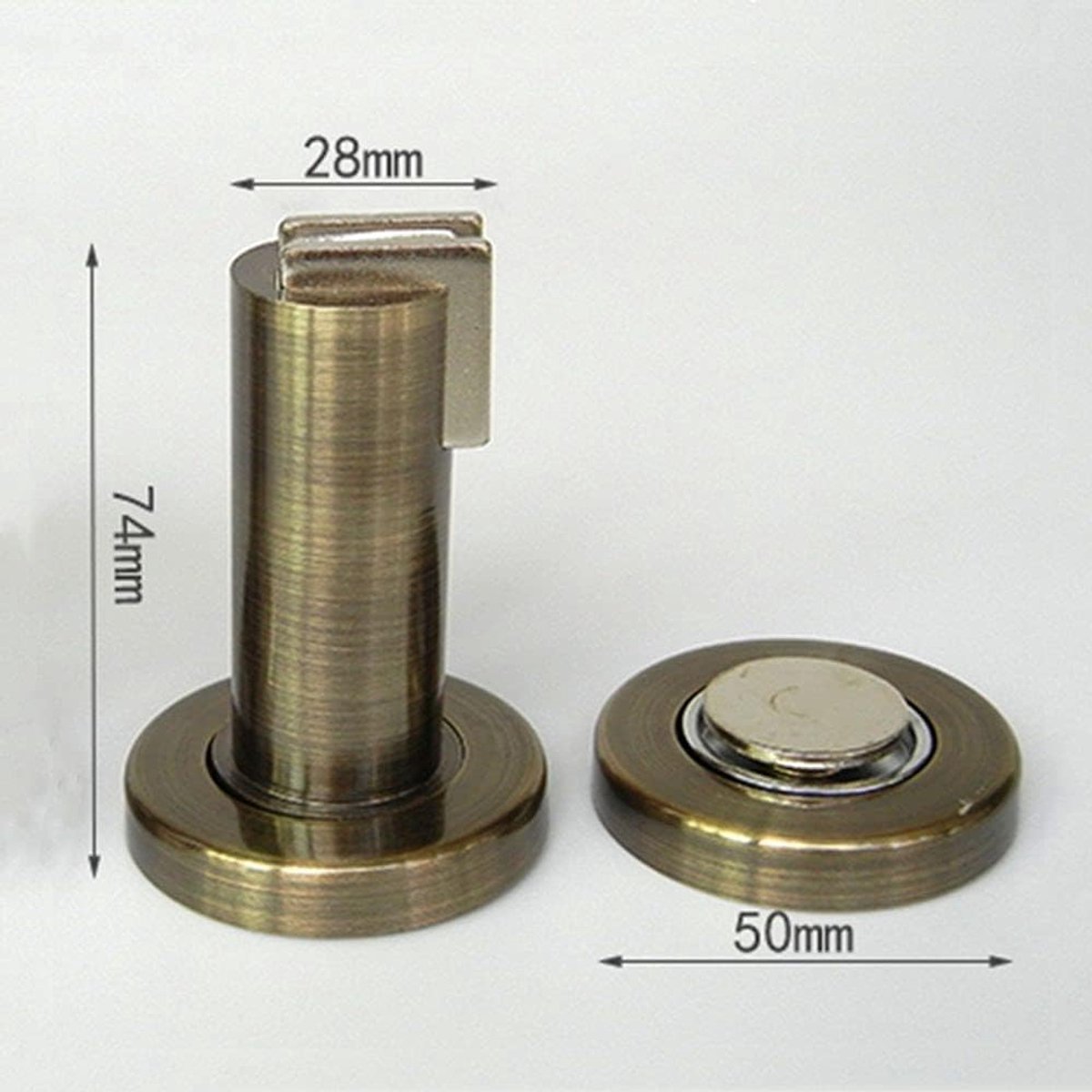 Deurstopper - Deurhouder - Deur opvang - Versterkte magneet - 50 Gram - Goud