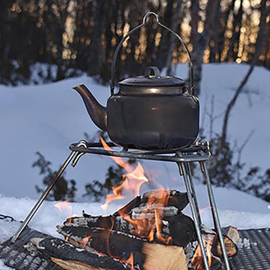 Camping Statief - Kookrek Outdoor - Buiten Koken - Opvouwbaar Ontwerp - 22.5 x 20 cm - Multi kleuren van Camping — afbeelding 4