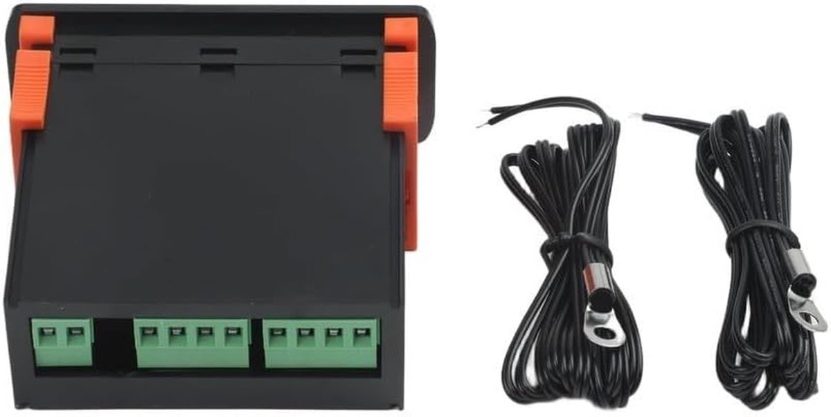 Slim Temperatuurmechanisme - Dubbele Sensoren - Betrouwbare Koeling - AI Temperatuurregeling - 83x75x35mm - Zwart