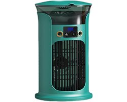 Ventilatoren Luchtkoeler - Mobiele luchtkoeler - Mini airco - Aircooler - Bladloze ventilator - Stil - 880ml watertank - Met LED verlichting - Voor bureau en slaapkamer - Geel
