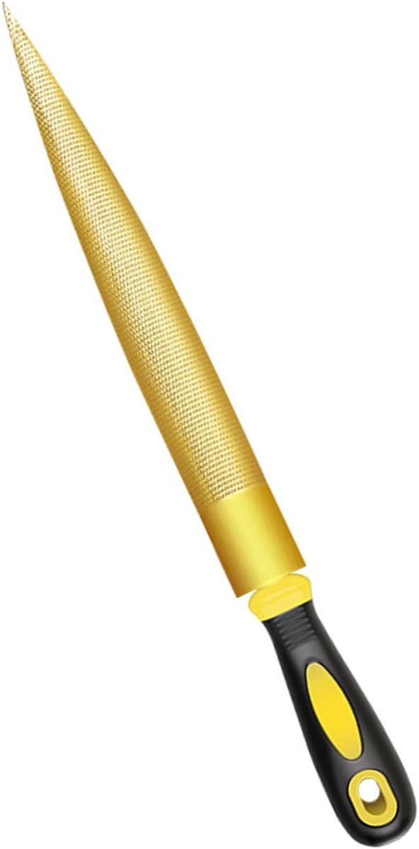 Houtvijl Tapered - Metaalvijl Rasper - Hout Bewerken - Duurzaam Roestvrij Staal - 25 cm - Zilver