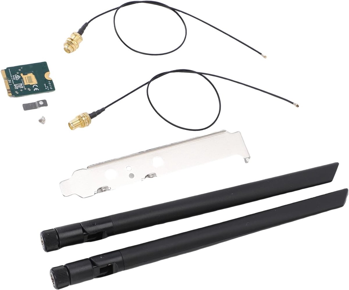 Wifi 6E Kaart - Draadloze Netwerkkaart - Snelle Internetverbinding - Tri-Band 4200 Mbit/S - M.2 NGFF - Niet Van Toepassing