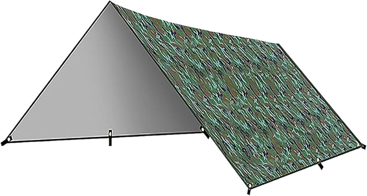 Beschermzeil Tent - Regenzeil Hangmat - Buiten Activiteiten - Waterdicht Polyester - 3 x 3 meter - Groen