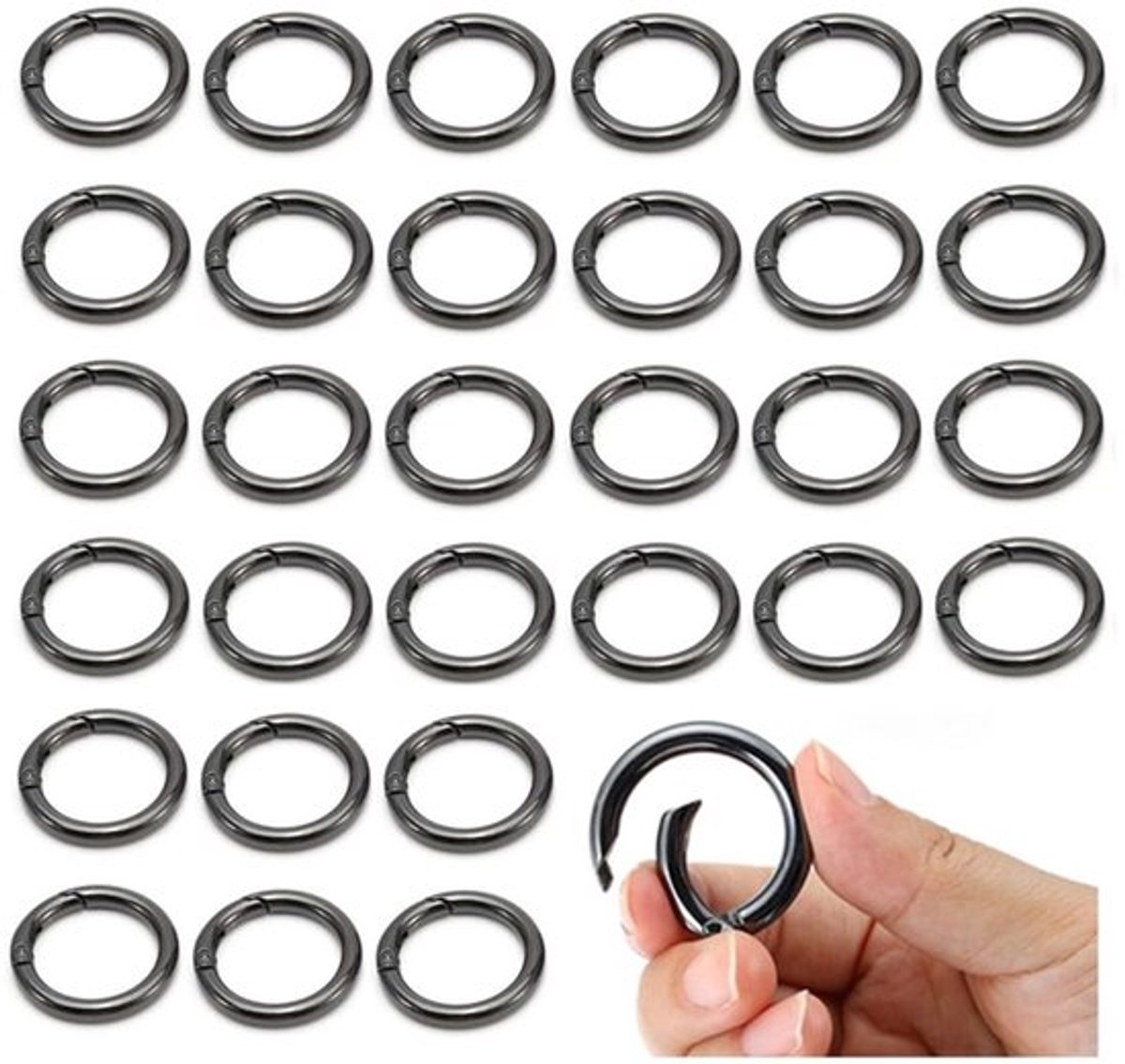 Ronde sleutelhangers - 40 stukken - MTTProducts