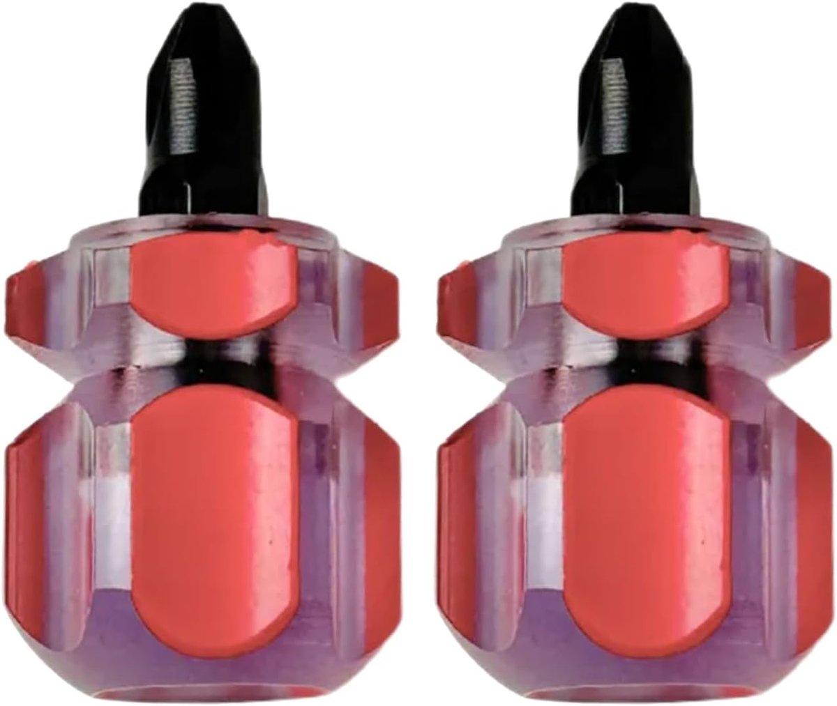 Schroevendraaier Set - Radijs Hoofd - Klus Klussen - Dubbel Doel - 3.5 cm - Rood