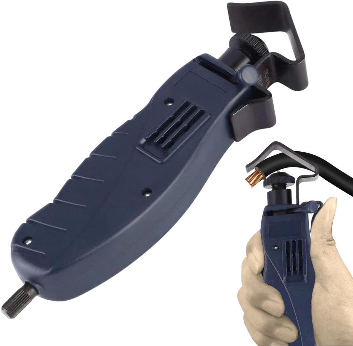 Draadknipper Striptang - Kabeltang - Elektrische Klussen - Micro-verstelbaar - 0-4.5mm - Zwart