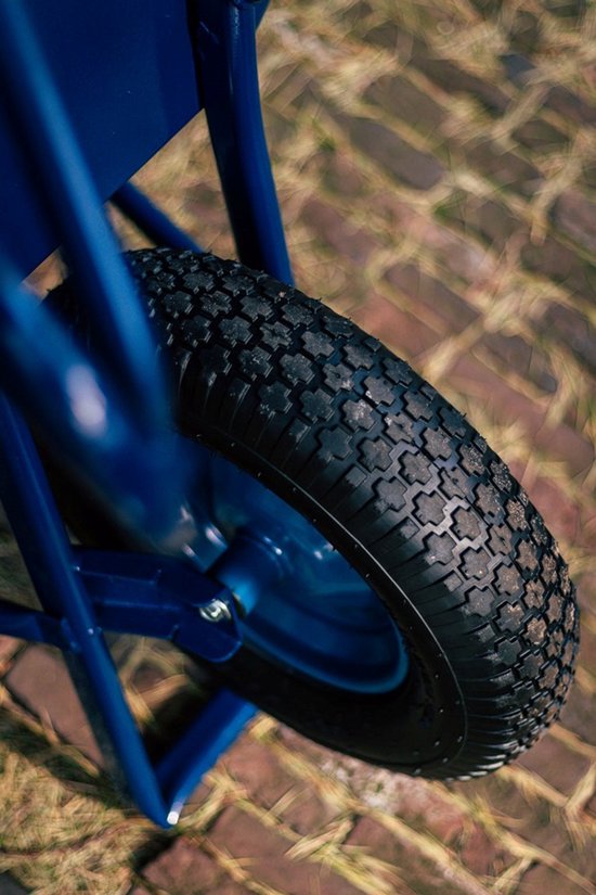 Bouwkruiwagen Bak 80 L Ivana Blauw Extra Versterkt — afbeelding 2